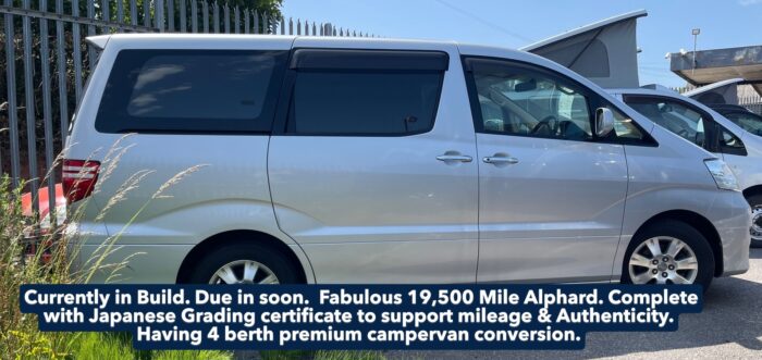 Toyota Alphard campervans for sale
