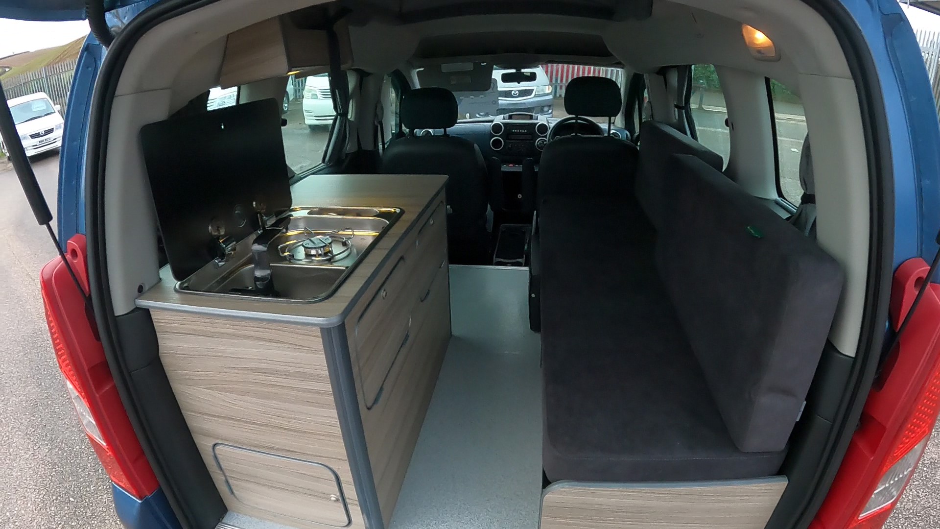 Example of Peugeot Partner micro campervan interior