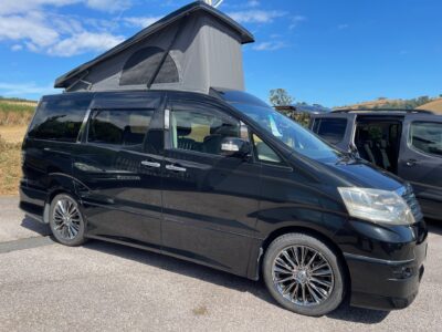 toyota alphard campervans