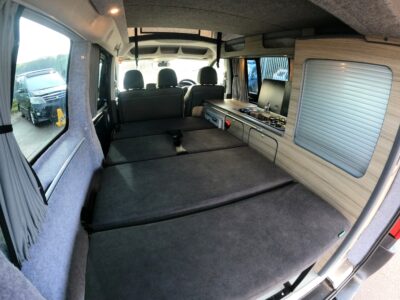 Toyota Alphard rock and roll bed