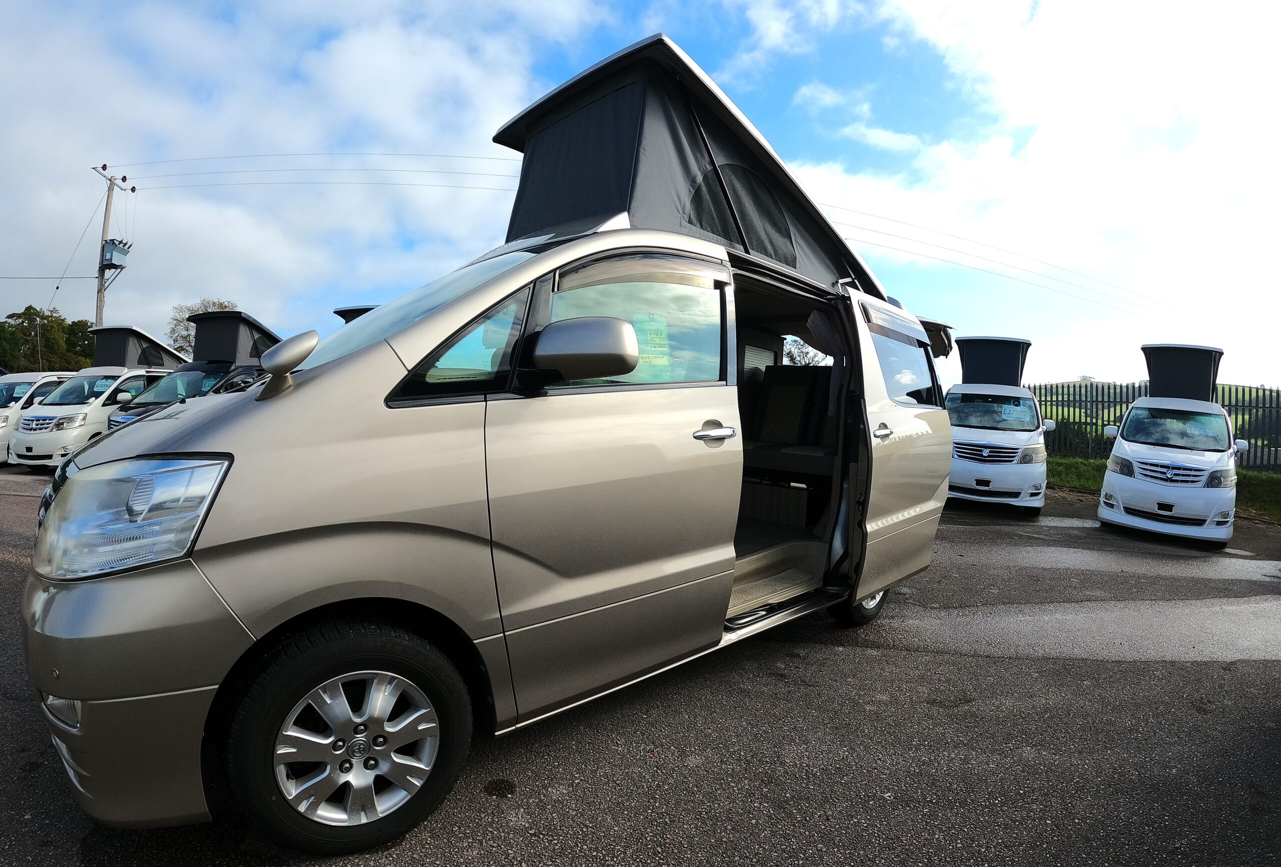 toyota alphard campervan for sale